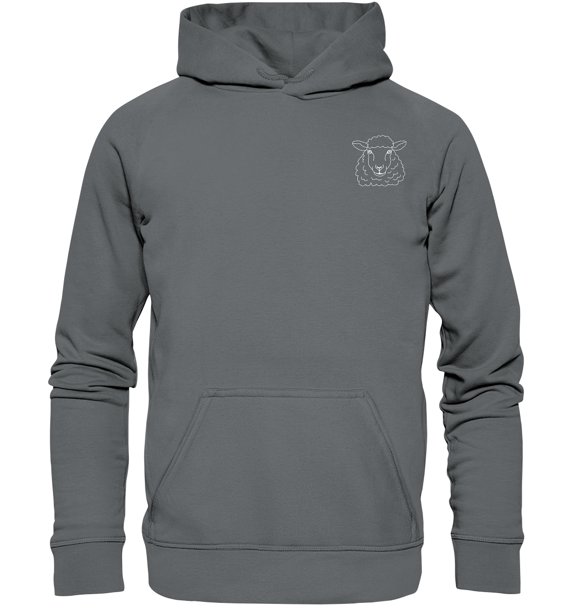 Schaf weiß - Basic Hoodie Unisex