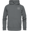 Bär weiß - Basic Hoodie Unisex Hoodies Tier-Shirts.com Steel Grey (Solid) XS