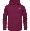 Bär weiß - Basic Hoodie Unisex Hoodies Tier-Shirts.com Burgundy XS