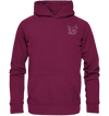 Katze weiß - Basic Hoodie Unisex Hoodies Tier-Shirts.com Burgundy XS