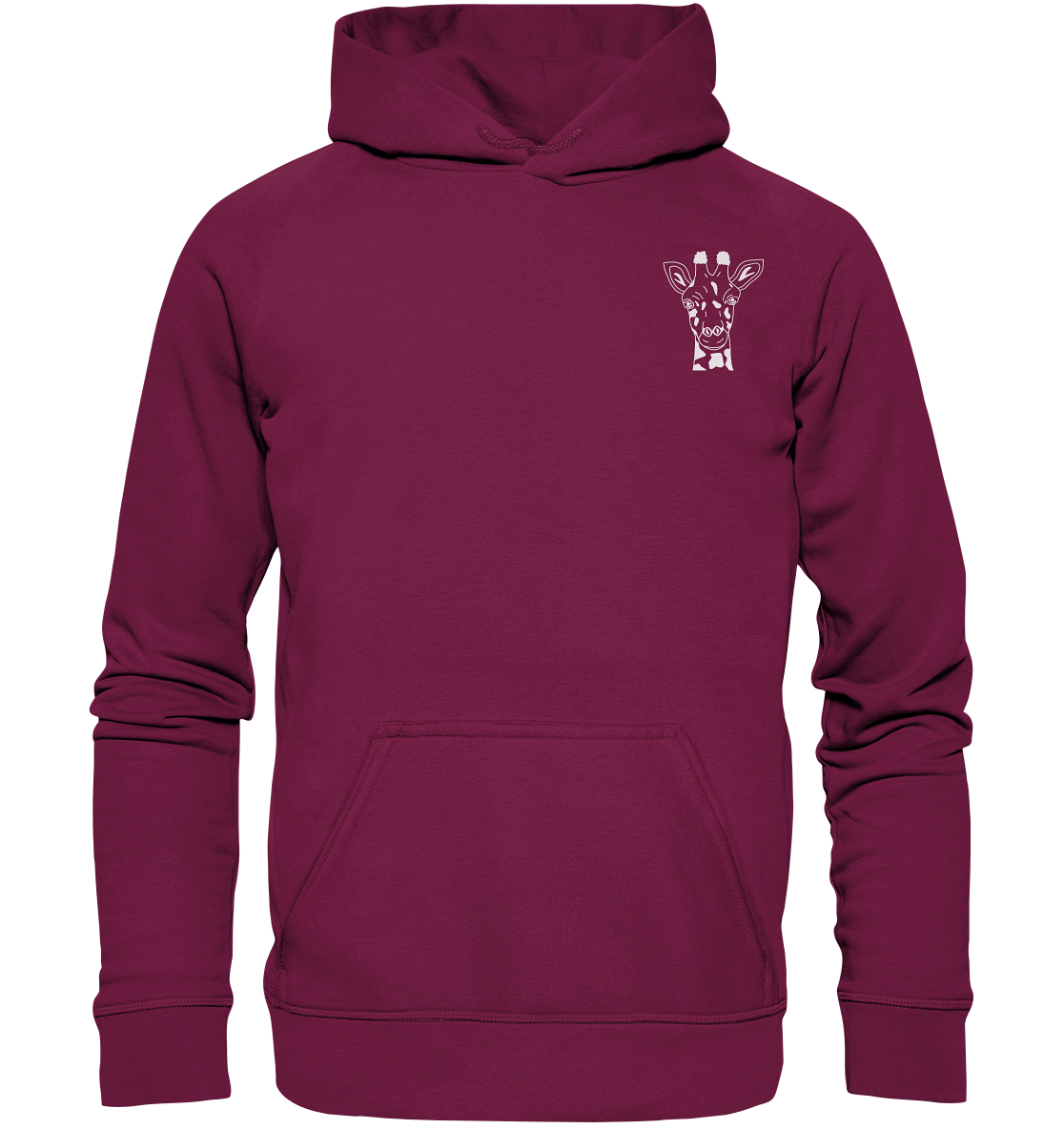 Giraffe weiß - Basic Hoodie Unisex