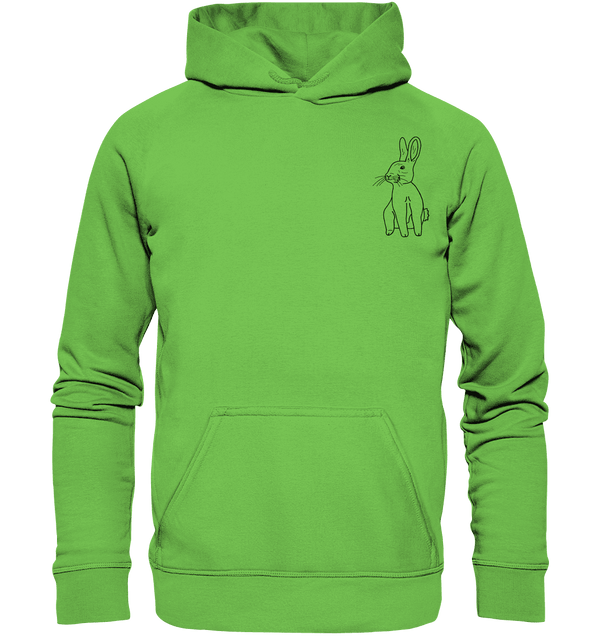 Hase - Basic Hoodie Unisex Hoodies Tier-Shirts.com Lime Green XS