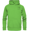 Ferkel schwarz - Basic Hoodie Unisex Hoodies Tier-Shirts.com Lime Green XS