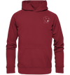 Hund Schlappohr weiß - Basic Hoodie Unisex Hoodies Tier-Shirts.com Brick Red XS