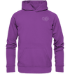 Löwenpaar weiß - Basic Hoodie Unisex Hoodies Tier-Shirts.com Magenta Magic XS