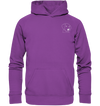 Hund Schlappohr weiß - Basic Hoodie Unisex Hoodies Tier-Shirts.com Magenta Magic XS