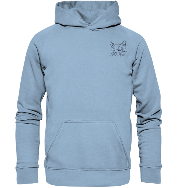 Katze - Basic Hoodie Unisex Hoodies Tier-Shirts.com Sky Blue XS