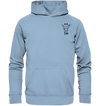 Giraffe - Basic Hoodie Unisex Hoodies Tier-Shirts.com Sky Blue XS