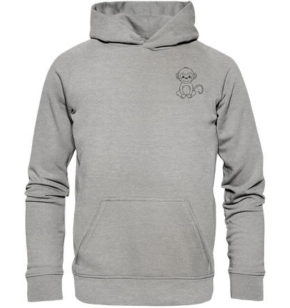 Baby monkey black - basic hoodie unisex