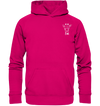 Giraffe weiß - Basic Hoodie Unisex Hoodies Tier-Shirts.com Hot Pink XS