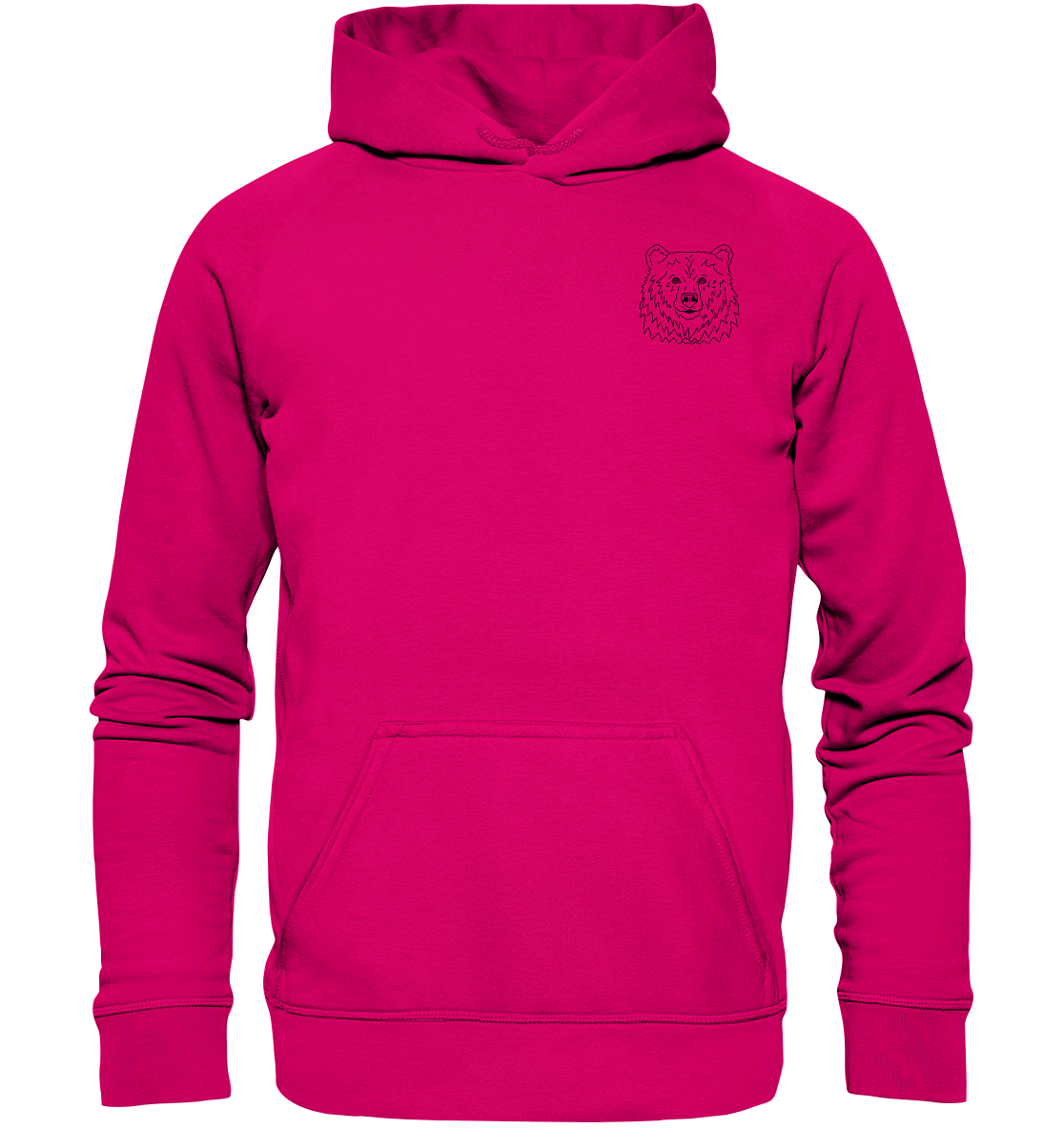 Bär schwarz - Basic Unisex Hoodie