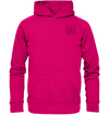 Bär schwarz - Basic Unisex Hoodie Hoodies Tier-Shirts.com Hot Pink XS