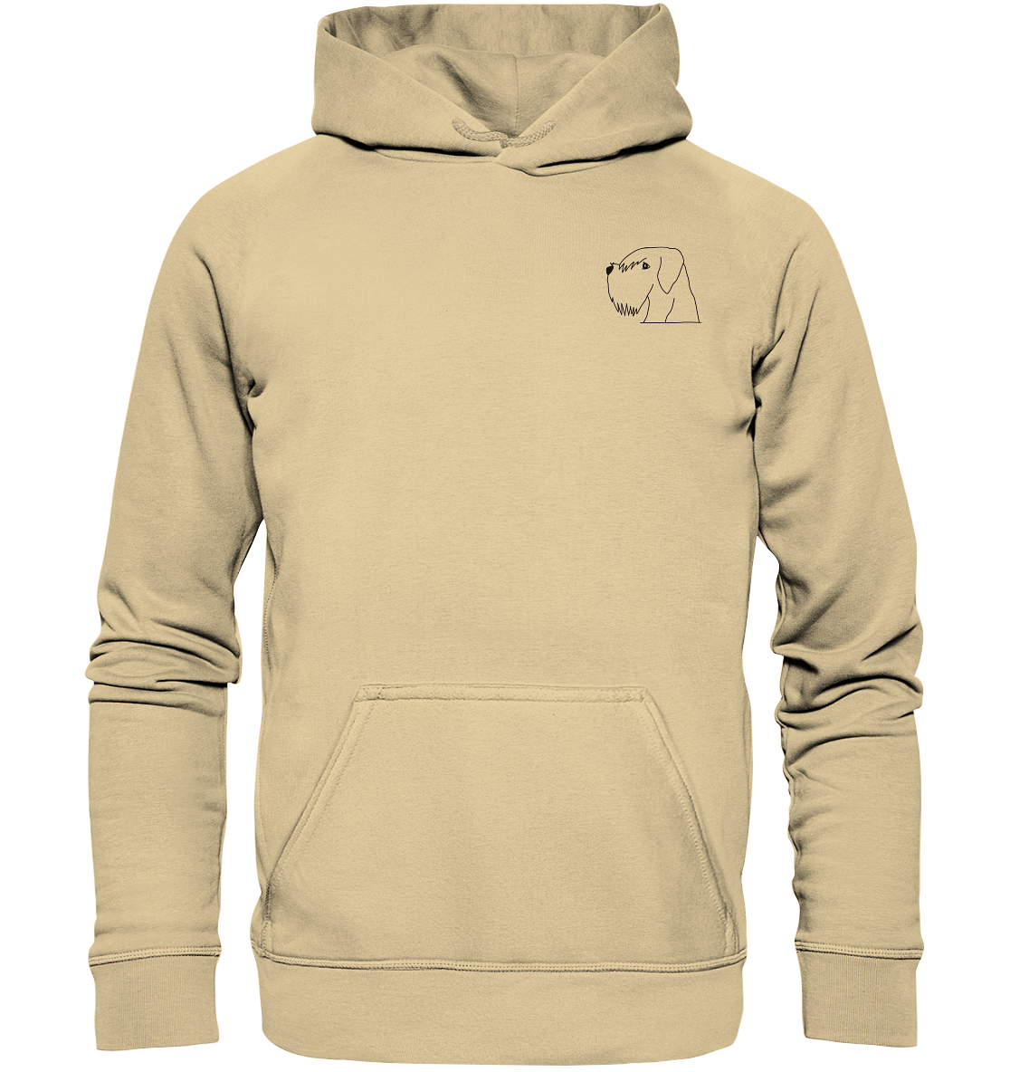 Schnauzer black - Basic Hoodie Unisex