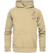 Hase - Basic Hoodie Unisex Hoodies Tier-Shirts.com Desert Sand XS