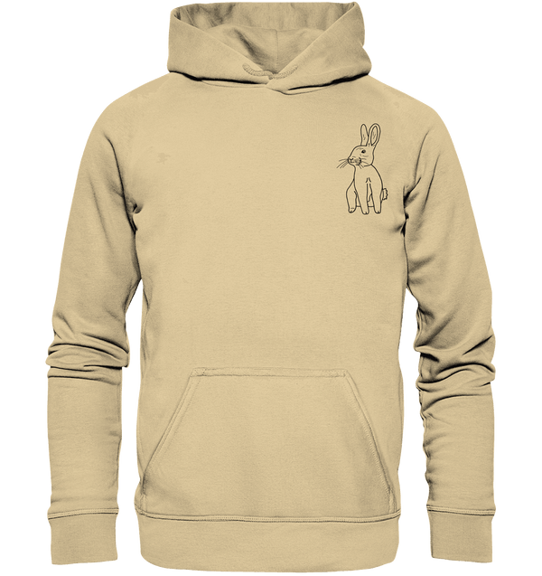 Hase - Basic Hoodie Unisex Hoodies Tier-Shirts.com Desert Sand XS