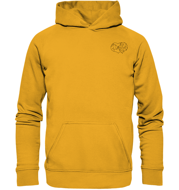 Löwenpaar - Basic Hoodie Unisex Hoodies Tier-Shirts.com Gold XS