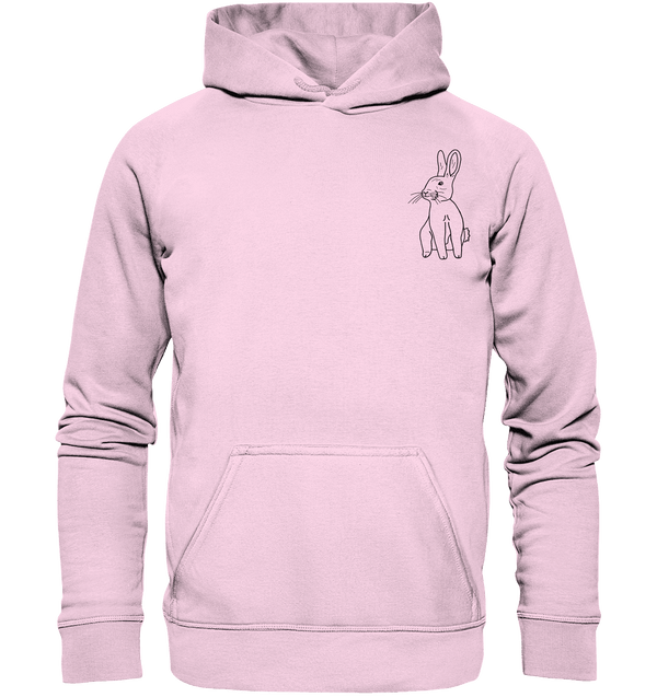 Hase - Basic Hoodie Unisex Hoodies Tier-Shirts.com Baby Pink XS