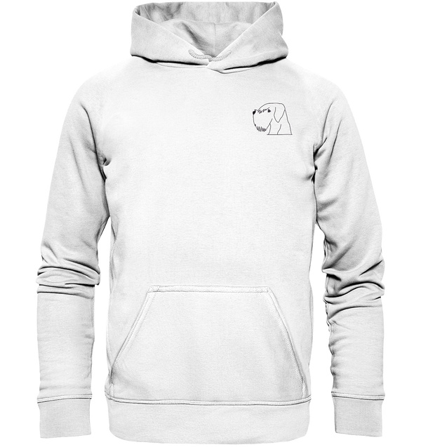 Schnauzer schwarz - Basic Hoodie Unisex Hoodies Tier-Shirts.com Arctic White XS