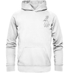 Hase - Basic Hoodie Unisex Hoodies Tier-Shirts.com Arctic White XS