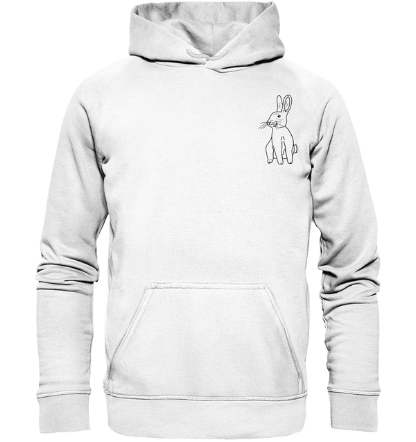 Hase - Basic Hoodie Unisex Hoodies Tier-Shirts.com Arctic White XS