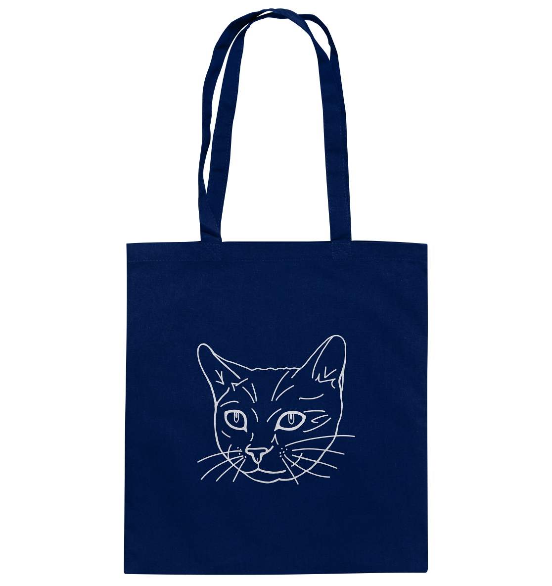 Katze weiß - Baumwolltasche - Tier-Shirts.com