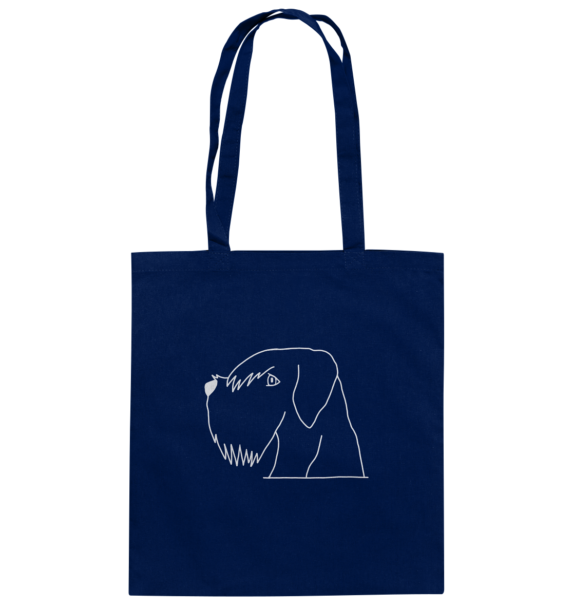 Schnauzer weiß - Baumwolltasche - Tier-Shirts.com