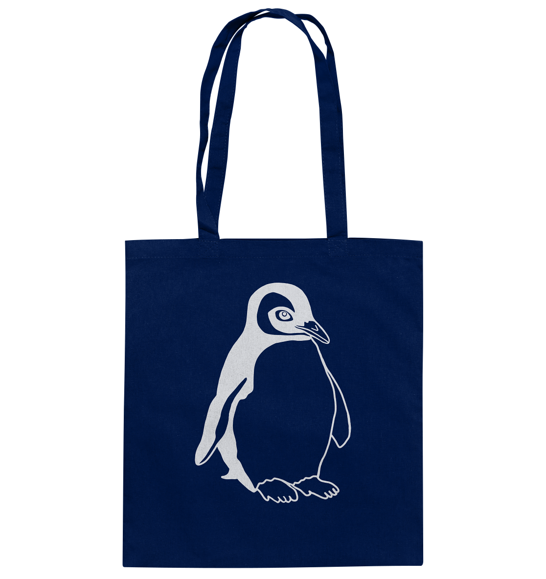 Pinguin weiß - Baumwolltasche