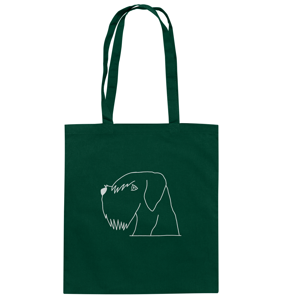 Schnauzer weiß - Baumwolltasche - Tier-Shirts.com