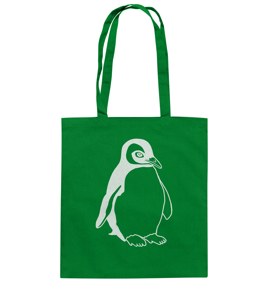 Pinguin weiß - Baumwolltasche