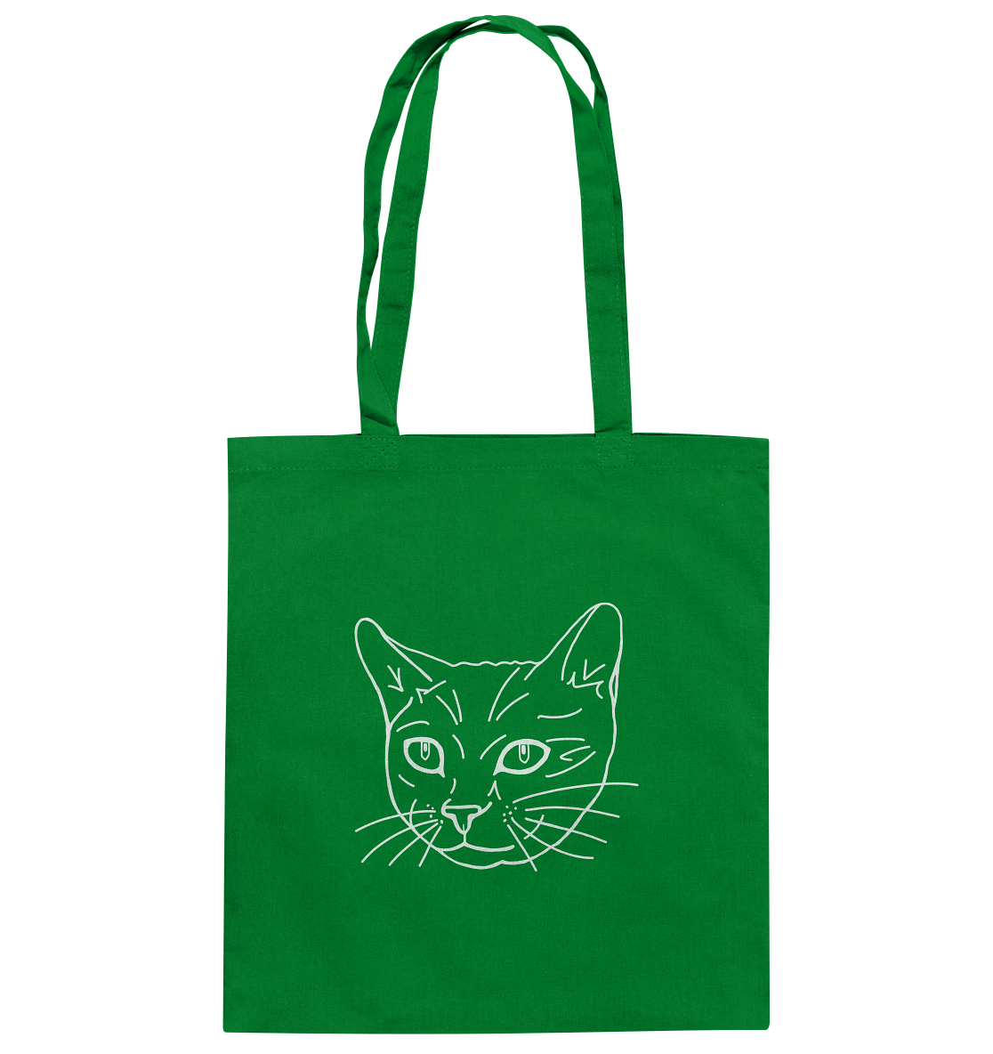 Katze weiß - Baumwolltasche - Tier-Shirts.com