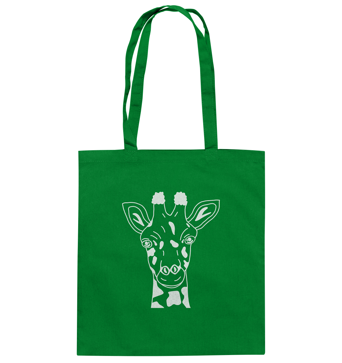 Giraffe weiß - Baumwolltasche