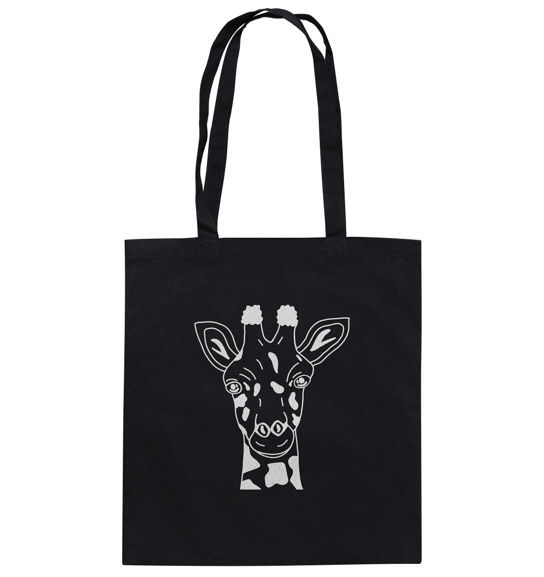 Giraffe weiß - Baumwolltasche