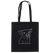 Ferkel weiß - Baumwolltasche Einkaufstasche Tier-Shirts.com Black ca. 38x42