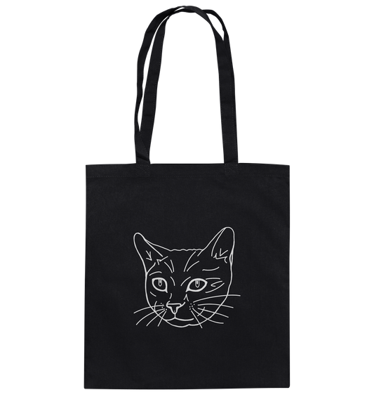 Katze weiß - Baumwolltasche - Tier-Shirts.com