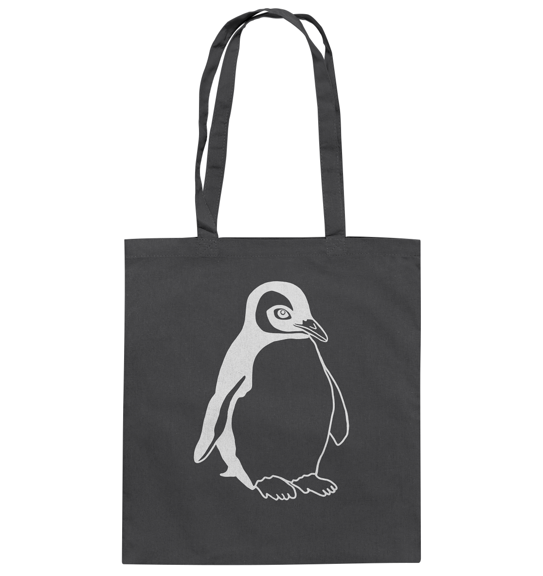 Pinguin weiß - Baumwolltasche