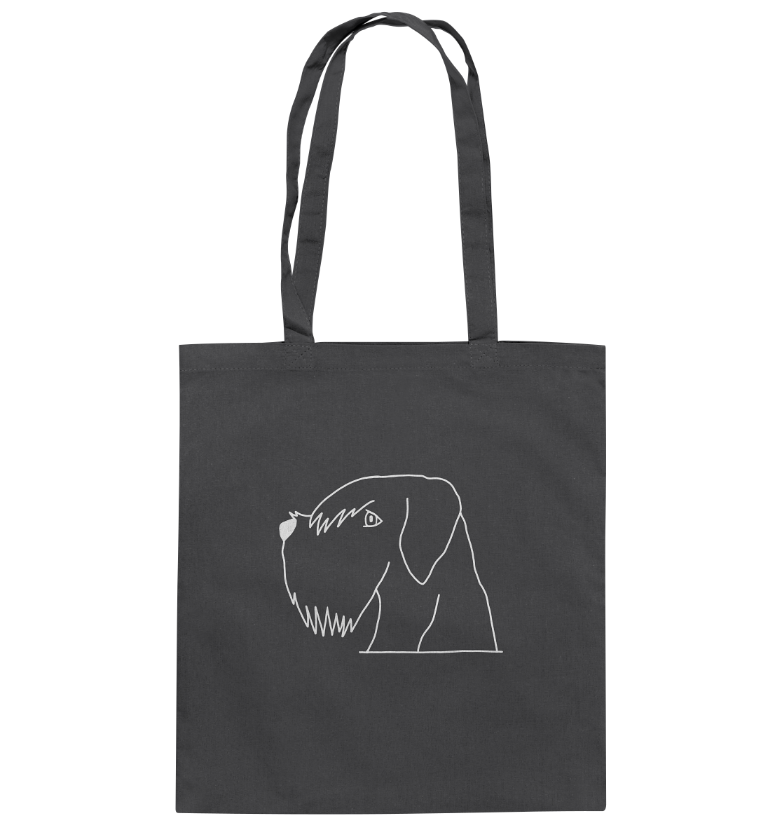 Schnauzer weiß - Baumwolltasche - Tier-Shirts.com