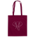 Elefant weiß - Baumwolltasche Einkaufstasche Tier-Shirts.com Burgundy ca. 38x42