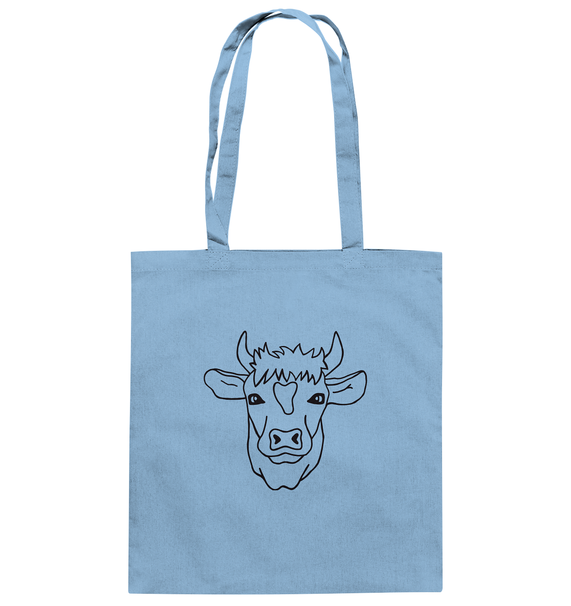 cow black - cotton bag