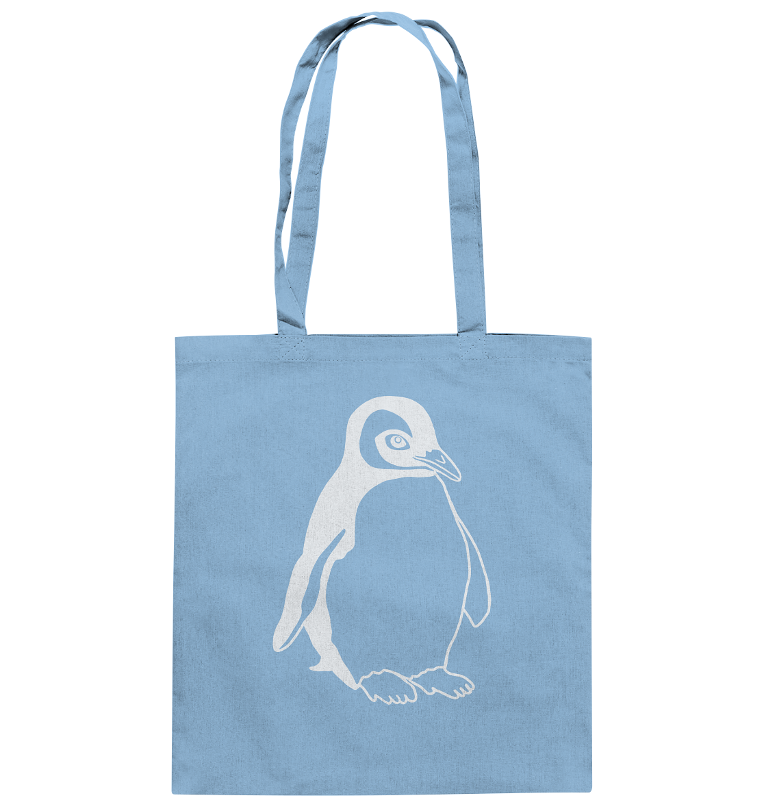 Pinguin weiß - Baumwolltasche