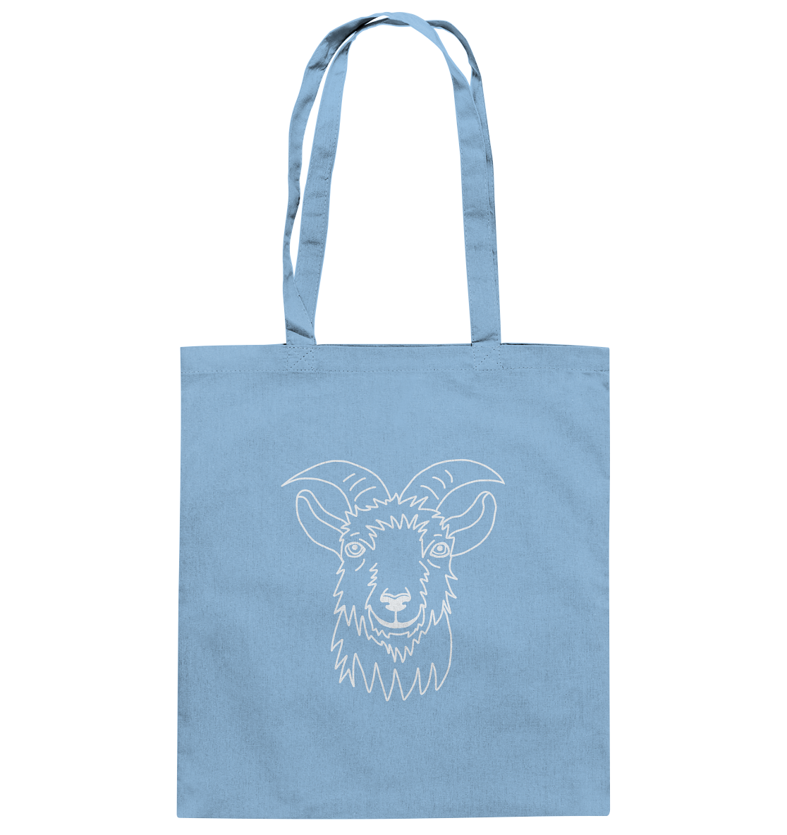 Goat white - cotton bag