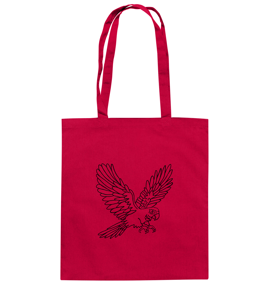 parrot - cotton bag