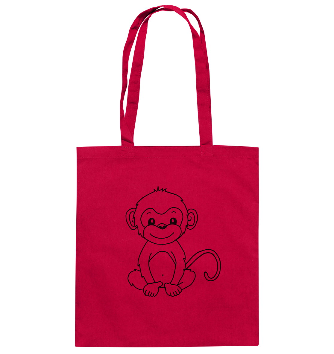 Monkey Baby Black - Cotton Bag