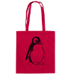 Pinguin - Baumwolltasche Einkaufstasche Tier-Shirts.com Classic Red ca. 38x42