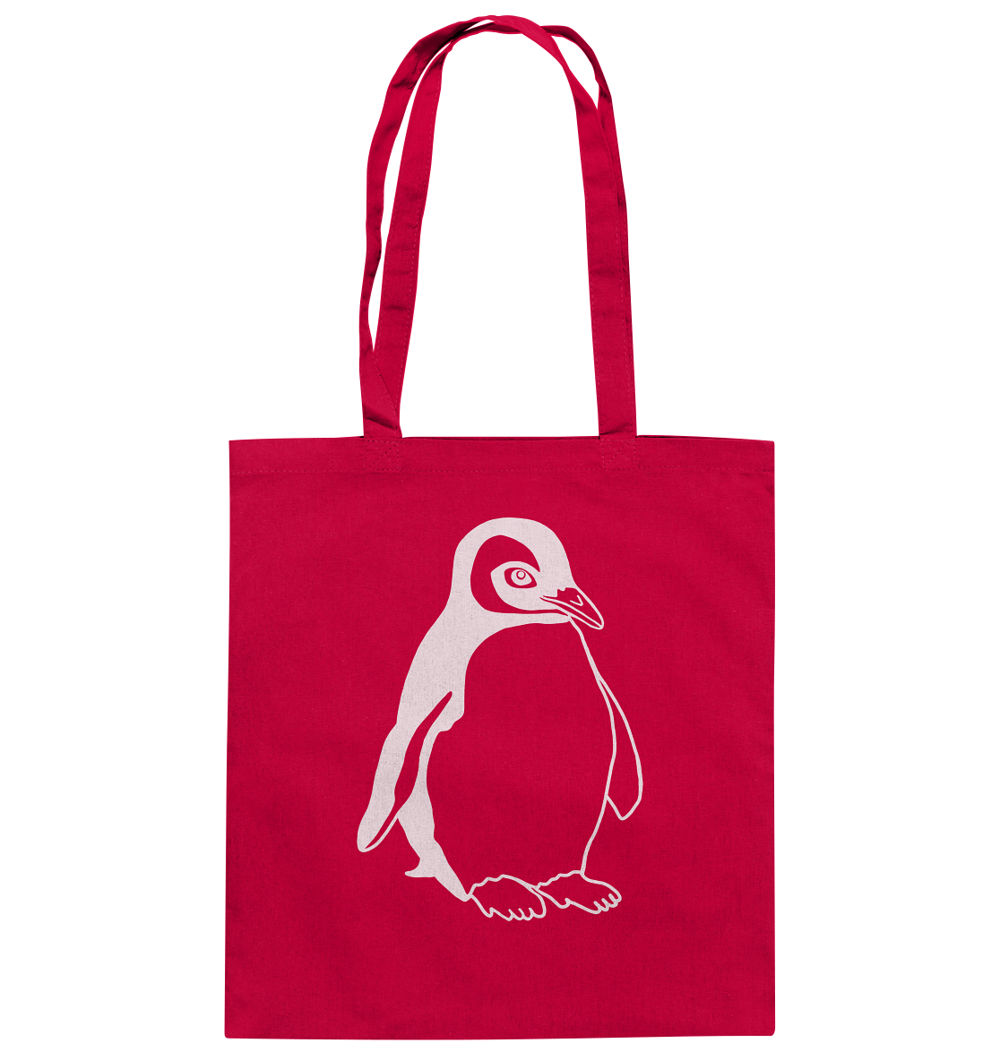 Pinguin weiß - Baumwolltasche