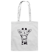 Giraffe - Baumwolltasche Taschen Tier-Shirts.com White ca. 38x42