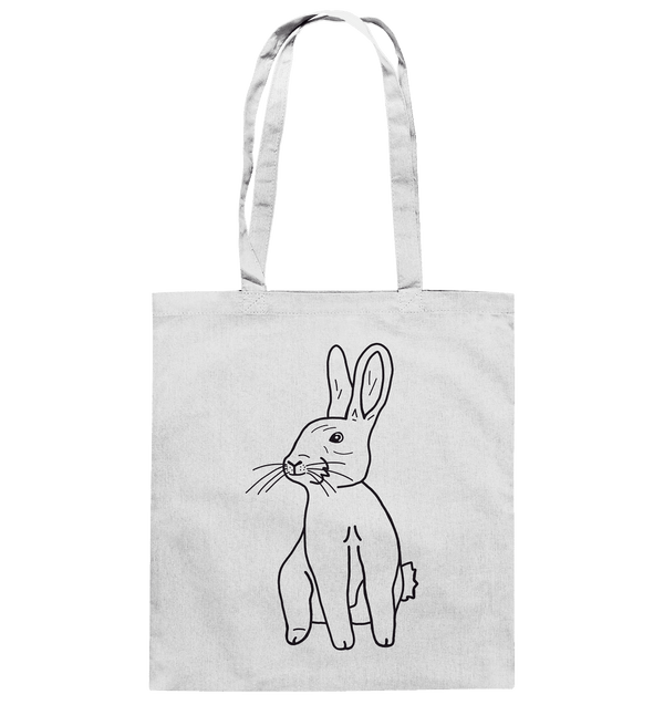 Hase - Baumwolltasche Taschen Tier-Shirts.com White ca. 38x42