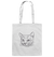 Katze - Baumwolltasche Taschen Tier-Shirts.com White ca. 38x42