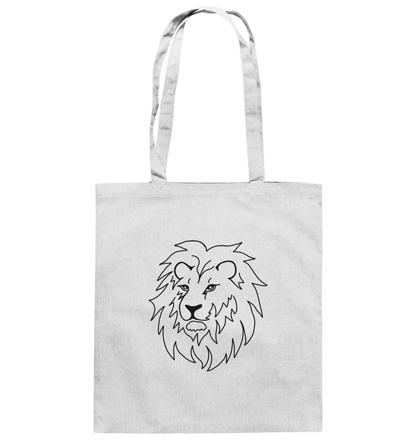 Löwe - Baumwolltasche Taschen Tier-Shirts.com White ca. 38x42