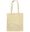 Elefant weiß - Baumwolltasche Einkaufstasche Tier-Shirts.com Natural ca. 38x42