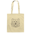 Bear black - cotton bag